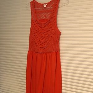 Beautiful Orange Maxi Dress